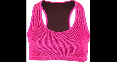 BECO crinkle bikini topje - roze - maat 44