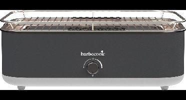 Barbecook E-Carlo elektrische tafel BBQ Midnight Grey 42,5x33x16,5cm