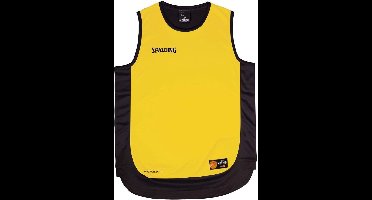 Spalding Hustle Basketbalshirt Heren - Geel / Zwart | Maat: S