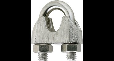 Staaldraadklem, type 741 verzinkt / RVS AISI 316