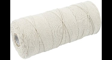 Creativ Company Katoenkoord 1 mm 315 m Licht Naturel Dunne Kwaliteit