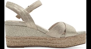 Tamaris Core Dames Sandalen - CHAMPAGNE - Maat 36