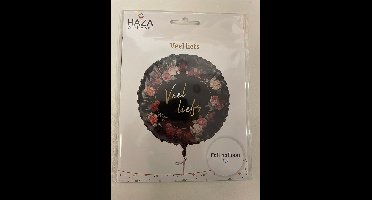 Folieballon Veel liefs Ø45cm
