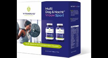 Vitakruid Vrouw Sport Multi Dag Nacht - 180 tabletten