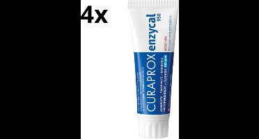 4x Curaprox Enzycal 950 Tandpasta - Voordeelverpakking