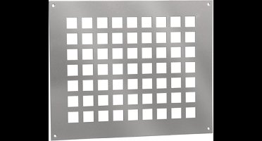 Nedco BV Ventilatieplaat 300x250mm aluminium