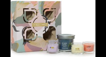 Yankee Candle - Under The Desert Sun 1 Kleine Geurkaars & 3 Filled Votive Cadeauset