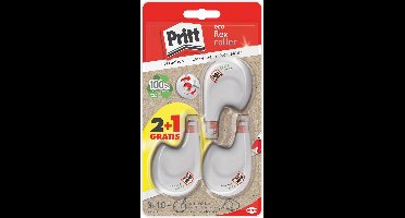 Pritt correctieroller Eco Flex, blister 2 + 1 gratis 10 stuks