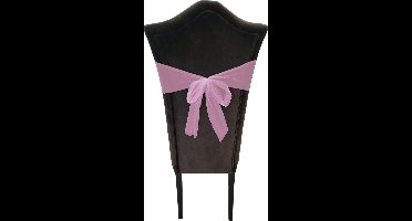 Tule stof op rol - 3x - oudroze - 15cm x 9meter - Organza/mesh decoratie stoffen