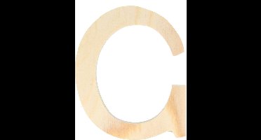 Artemio houten letter C 11.5 cm