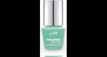 P2 EU Cosmetics Volume Gloss Gel Look Nagellak 510 scheme architect light Turquoise 12ml