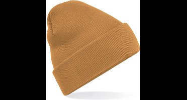 New Age Devi - "Originele Cuffed Beanie - Caramel"