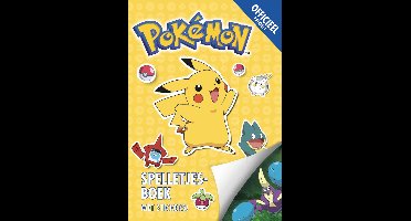 Pokémon Spelletjesboek 2022 - Vakantie doe boek - Zomer vakantie - Pikachu - geel
