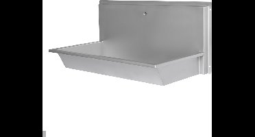 Wastrog met kraangat en achterwand Lengte: 80 cm