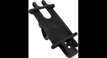 Falkx Siliconen telefoonhouder fiets - flexibel en universeel - zwart