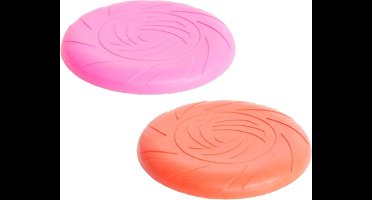 Frisbee DOMINIC - Roze / Rood - Assorti - Ø 18 cm - Throwing disc