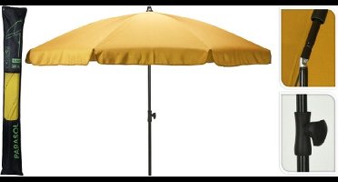 Pro Garden Parasol - 200 cm - Okergeel