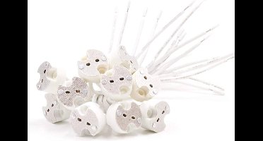 MR16 Fitting voor 12V LED Spots GU5.3 - MR11 14cm 10-stuks