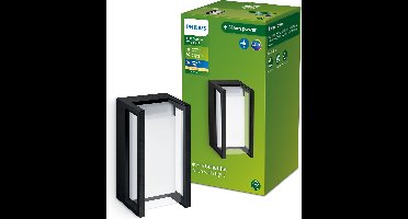 Philips Pyrona wandlamp - zwart - geïntegreerde LED