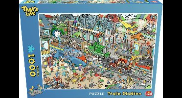 Goliath That's Life: Train Station Edition - 1000 Puzzelstukjes - Legpuzzel (68x48cm)