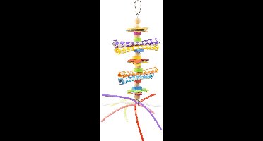 Duvo+ Kleurrijke Hanger - Met Plastieke Speeltjes - Meerkleurig - 29,2x17,8x6,4cm