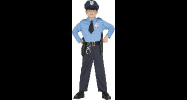 Fiestas Guirca Verkleedpak Politie Junior Blauw Mt 10-12 Jaar