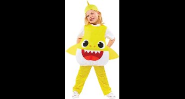 Baby Shark Kostuum Peuter Geel - 1-2 Jaar