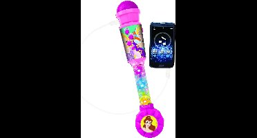 Microphone Princesse Disney avec tube lumineux et enceinte