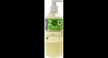 Zoolekker Schapenvet+knoflook - 500ml -  Ondersteunende olie - hond en kat