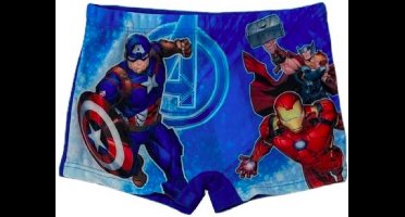 Avengers zwembroek - maat 98/104 - Marvel zwemshort - blauw