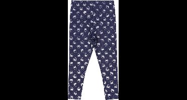 DISNEY Minnie Mouse legging/legging marineblauw en zilver