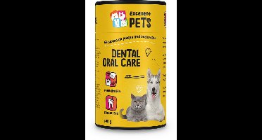 Excellent Pets Dental Care Hond & Kat 140 gr - Gebitverzorging - Tandpasta vervanger - Frisse Adem, Gezond Tandvlees en Tegen Tandsteen en Tandplak - Dental Oral Care