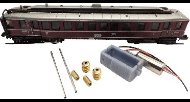 micromotor NM045C motor ombouwset voor Minitrix DB VT 62.9, DRG VT 851