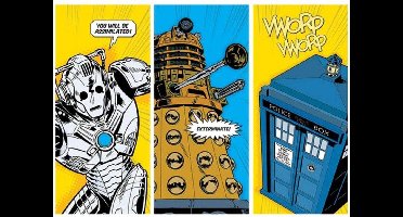 Pyramid Poster - Doctor Who Comic Sections - 60 X 80 Cm - Multicolor