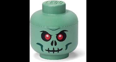 Opbergbox Hoofd Skelet Groen, Klein - LEGO