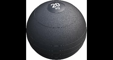Gorilla Sports Slam Ball - 20 kg - Slijtvast - Zwart
