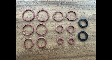 Bonfix fiberringen assortiment - 16 stuks