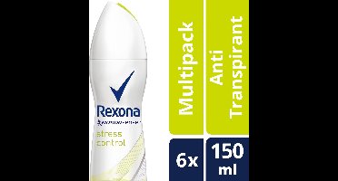 Rexona Women Stress Control - 6 x 150 ml - Deodorant Spray