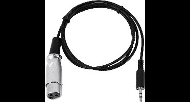 Eurolite DMX-Adapter OUT DMX Adapter [1x Jackplug male 3,5 mm - 1x XLR-bus] 1.00 m