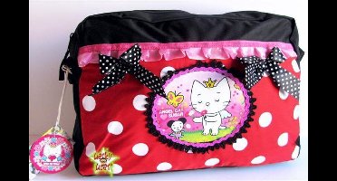 Angel Cat Sugar Vintage Boutique Omhang Schoudertas School Werk A4