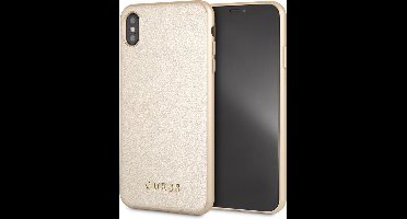 iPhone Xs Max hoesje - Guess - Goud - Kunstleer