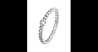 The Kids Jewelry Collection Ring Zirkonia - Zilver