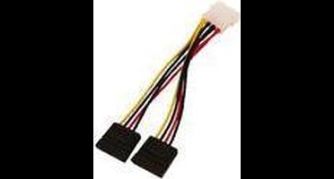 LogiLink Power Cable, internal, 2x S-ATA - 5,25", 0,15M