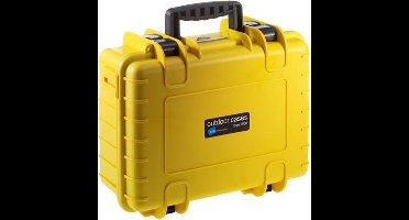 B&W International Type 4000 Outdoor Case incl. vakindeling - geel