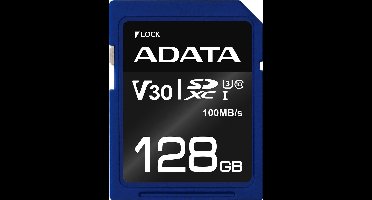 ADATA ASDX128GUI3V30S-R flashgeheugen 128 GB SDXC Klasse 10 UHS-I