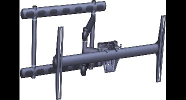 Vogel's PFW 6852 - Kantelbare en draaibare muurbeugel - Geschikt voor tv's van 37 t/m 68 inch - Zwart