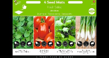 Buzzy® Zaadmatjes Salade 4 matjes