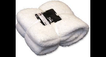 Unique Living | Teddy plaid 150x200cm off white