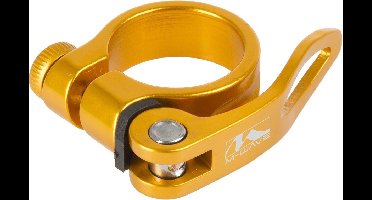 M-wave Zadelpenklem Clampy-qr 31,8 Mm Aluminium Goud