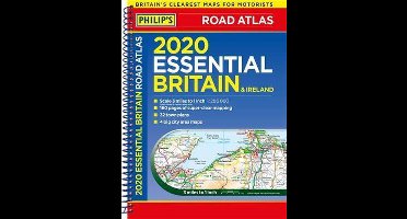 2020 Philip's Essential Road Atlas Britain and Ireland